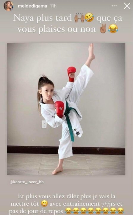 Mélanie Dedigama : veut inscrire sa fille à un sport de combat, ses abonnés sous le choc