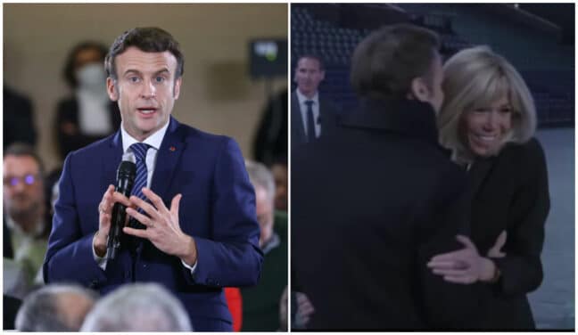 Emmanuel et Brigitte Macron : découvrez ce très rare moment d'intimité devant les caméras !