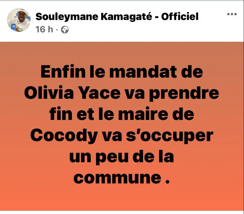 Inondation à Cocody / Souleymane Kamagaté attaque le maire Jean-Marc Yacé