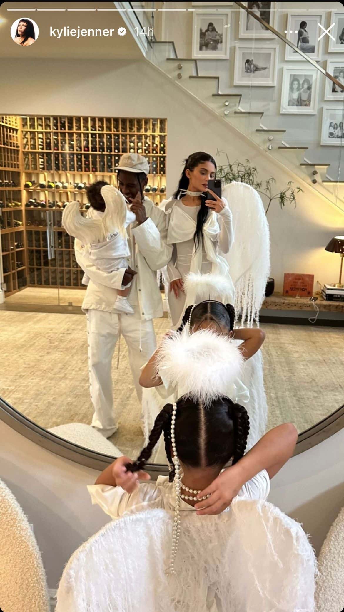 Kylie Jenner : photo de famille avec Travis Scott et leurs deux enfants