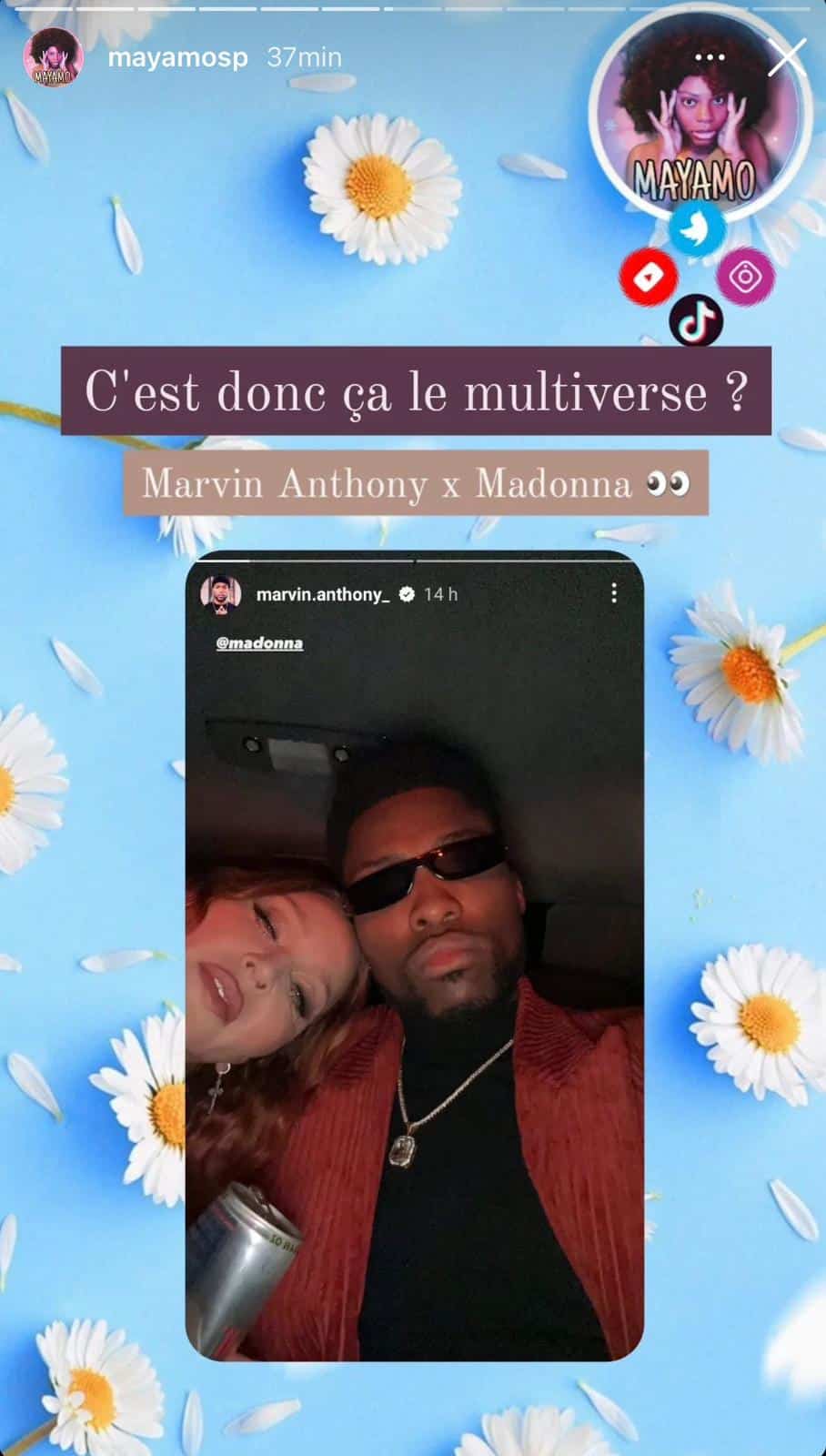Madonna : elle se montre très proche de Marvin Anthony