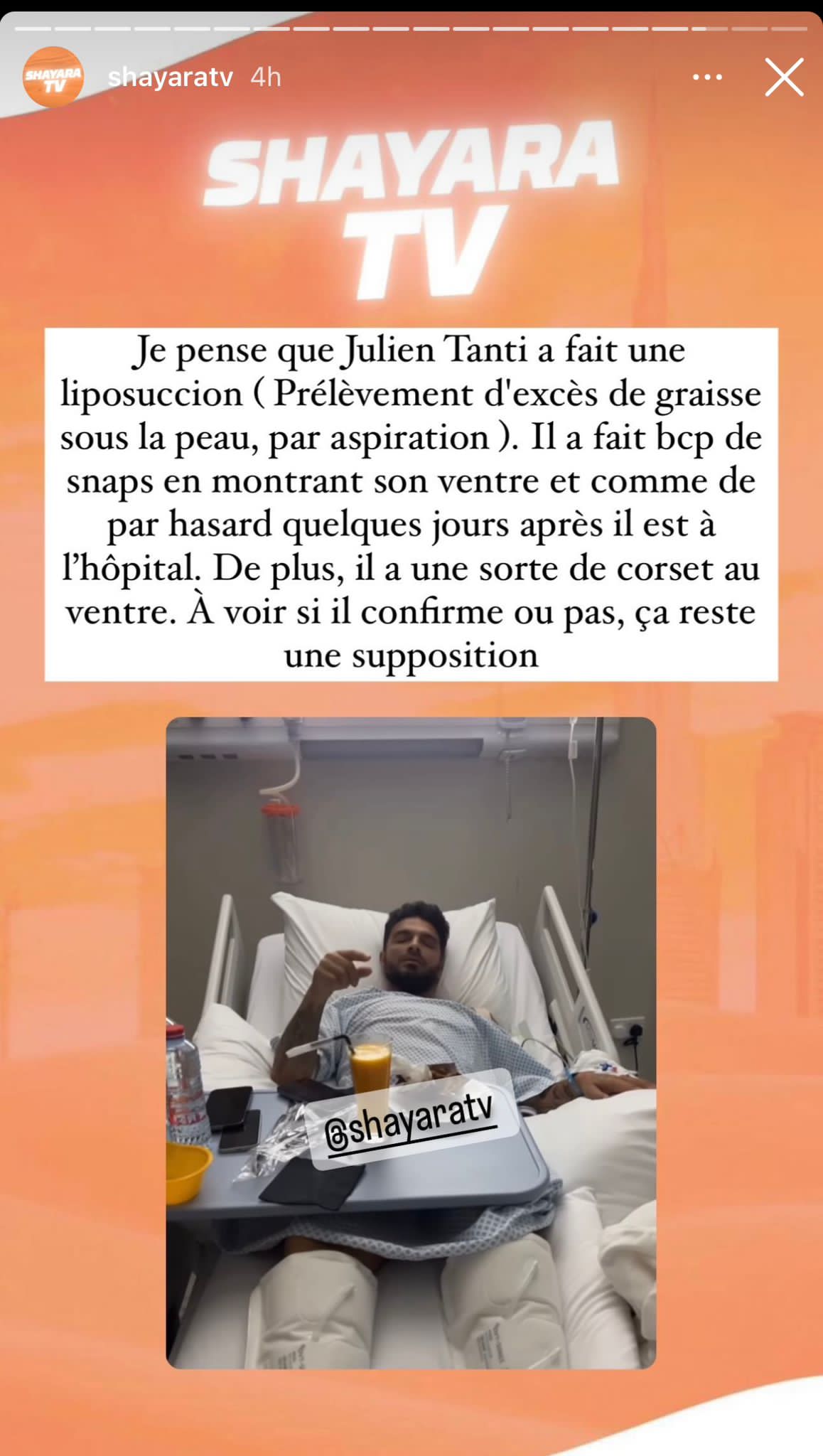 Julien Tanti : emmené d’urgence à l’hôpital ? Les circonstances de son hospitalisation se précisent