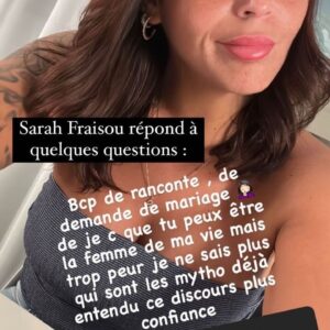 Sarah Fraisou : sollicitée par de nombreux hommes mariés, elle raconte